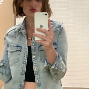 Levi’s Western Pearl Snap Denim Shirt